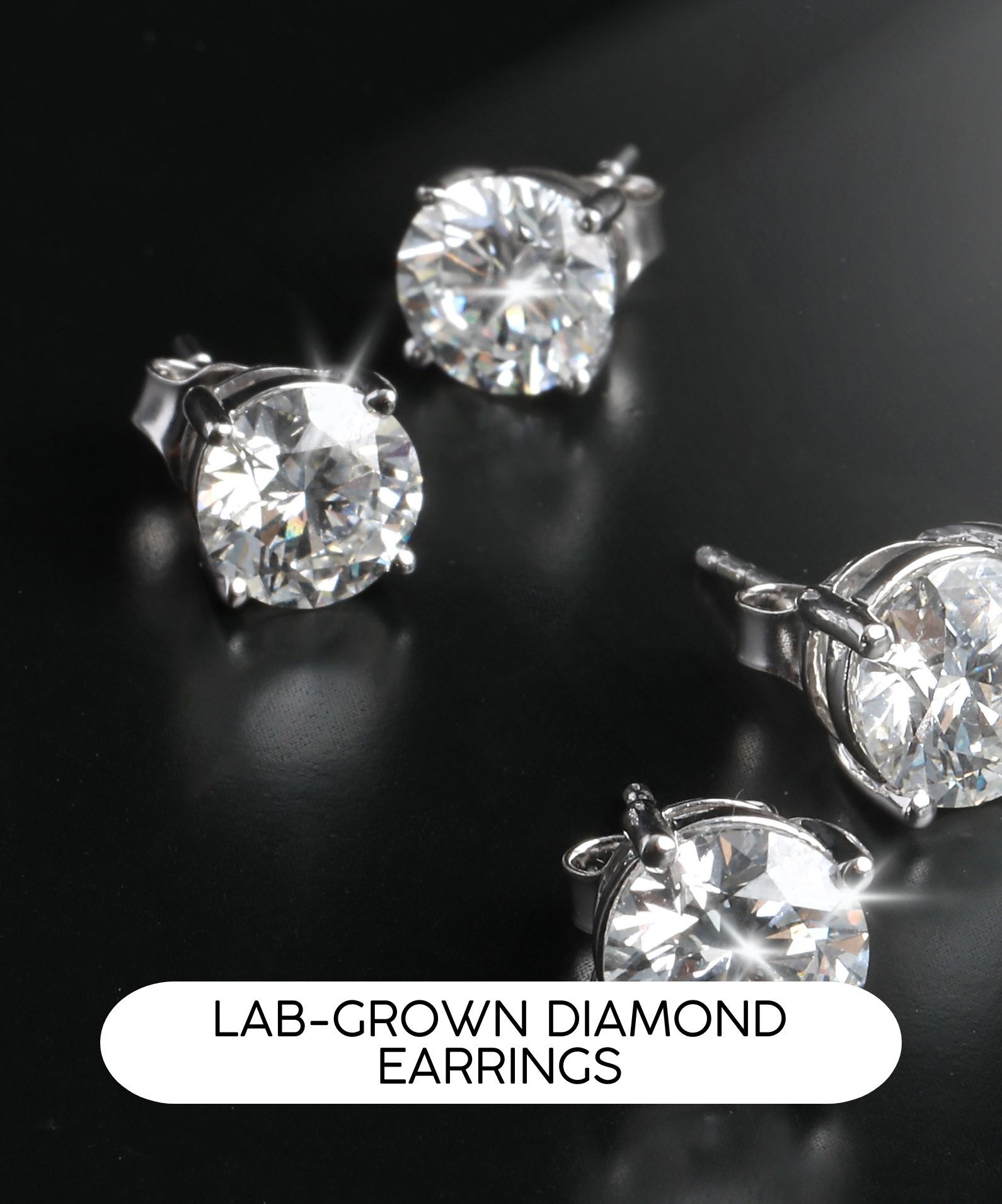 Lab Grown Diamond Earrings