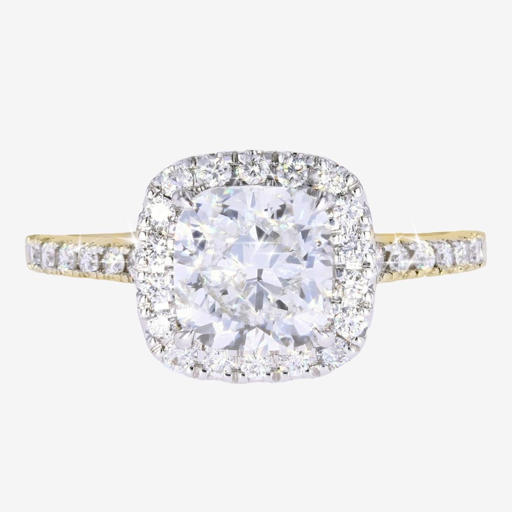 Cushion Cut Engagement Rings