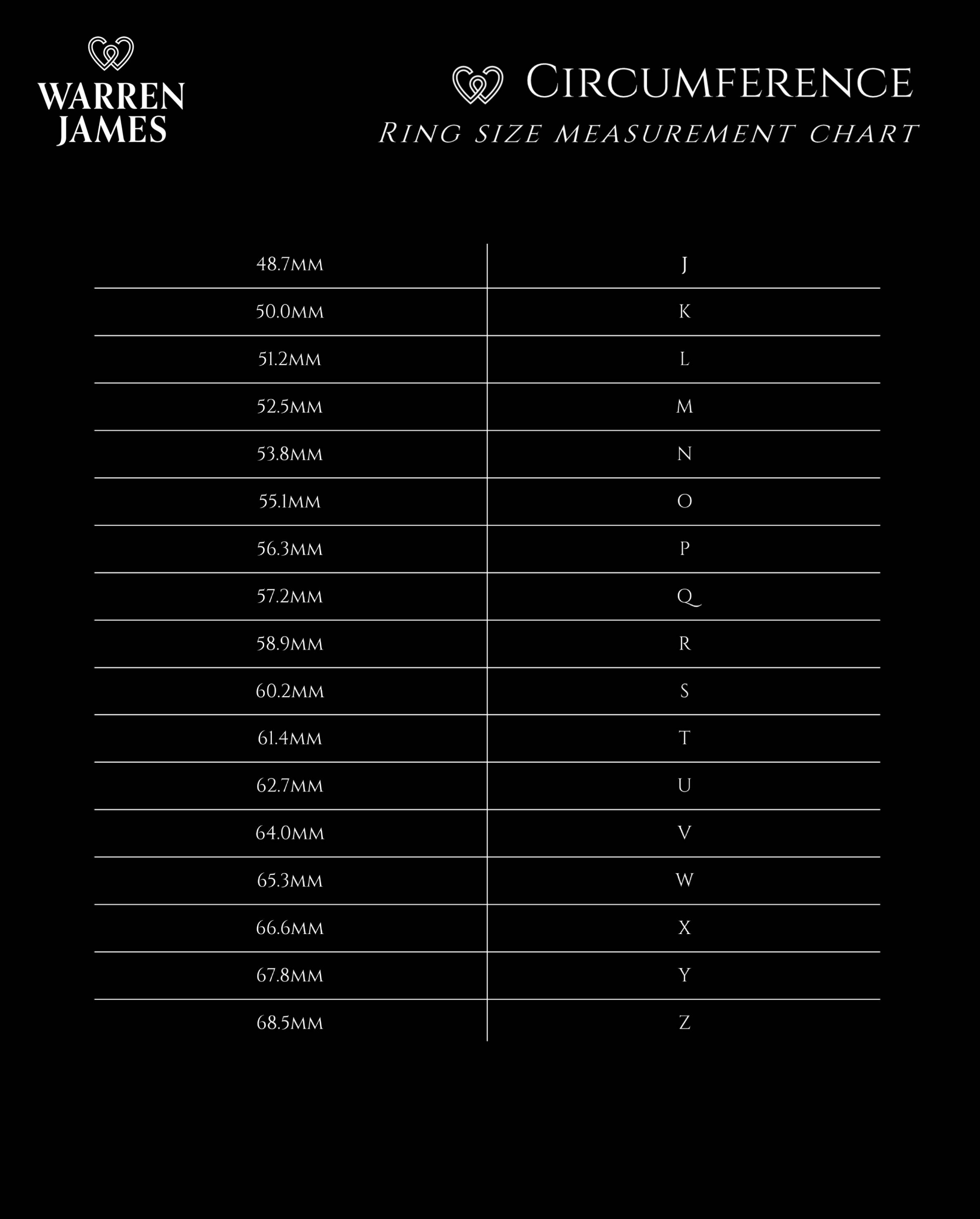 Ring Size Guide